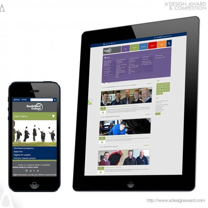 Creative Media - South West College E-Learning Website