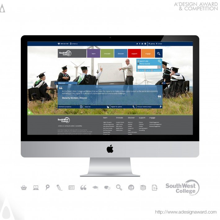 South West College E-Learning Website by Creative Media