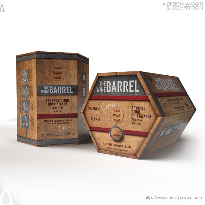 Antonia Skaraki - The Wine Barrel Classic Packaging