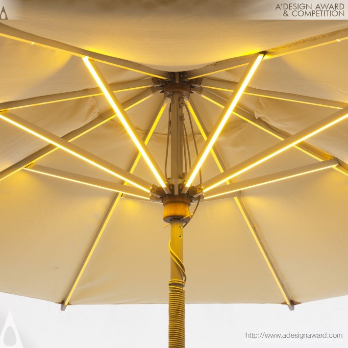 Led Parasol by Terry Chow