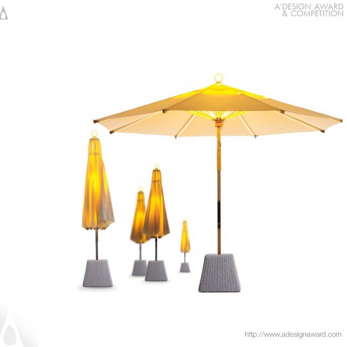 Ni Led Parasol by Terry Chow