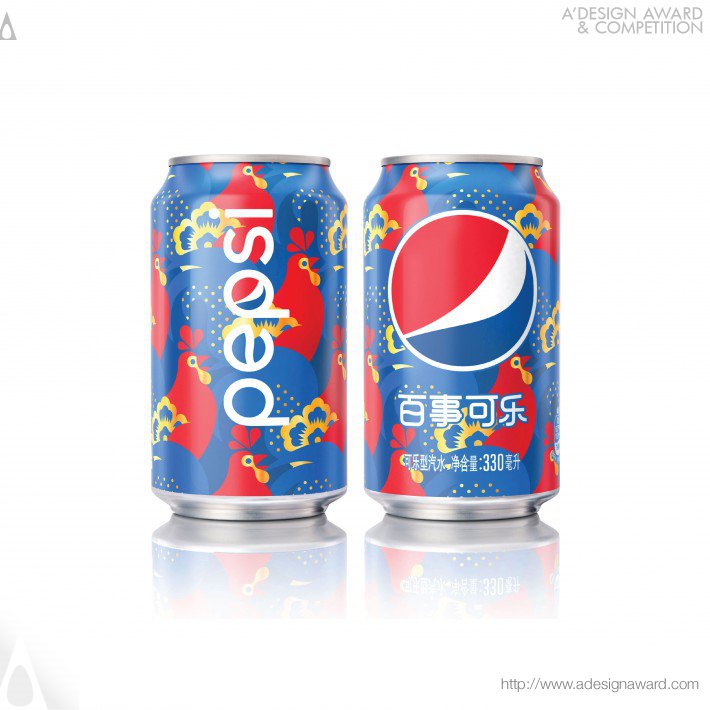 Pepsi Year of The Rooster Ltd Ed Can Can Graphics by PepsiCo Design and Innovation