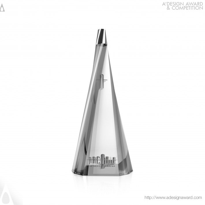 Arcadia Italian Vodka (concept Bottle) Vodka Bottle by Elia Pittavino