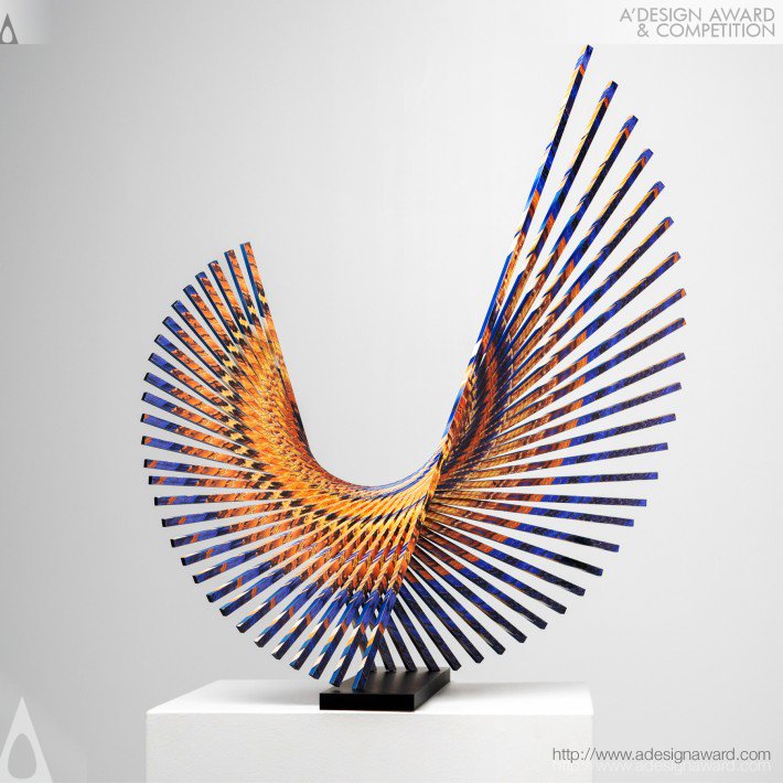 Yen Ting Cho Studio - Blue Phoenix Sculpture