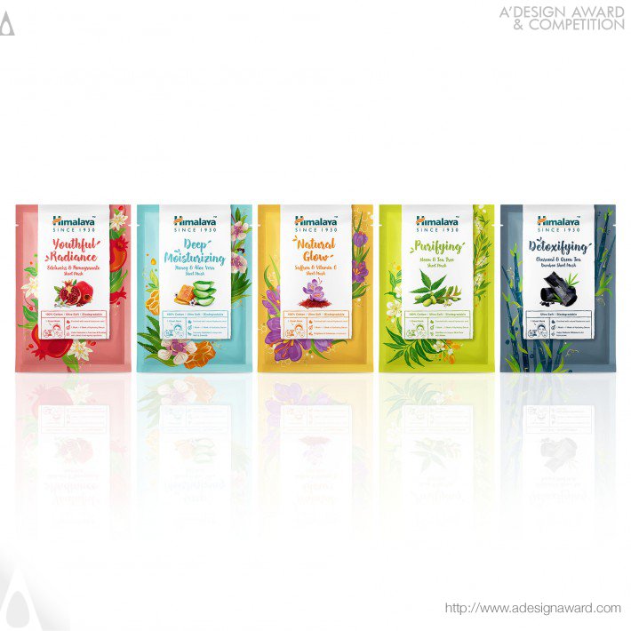 Sangeeta Deshpande - Himalaya Sheet Mask Packaging Design