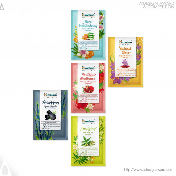 Himalaya Sheet Mask Packaging Design by Sangeeta Deshpande