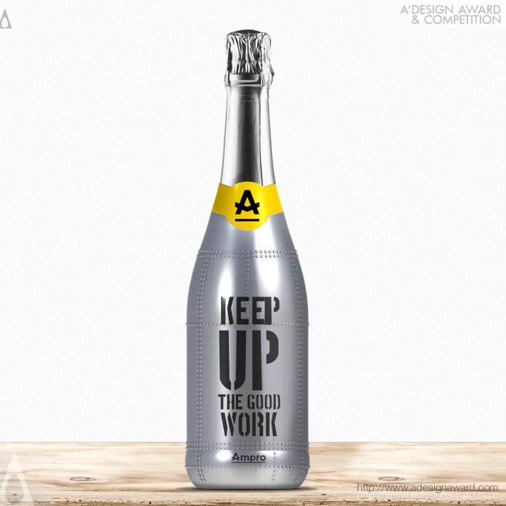 Ampro Design - Selfpromo Champagne Bottle