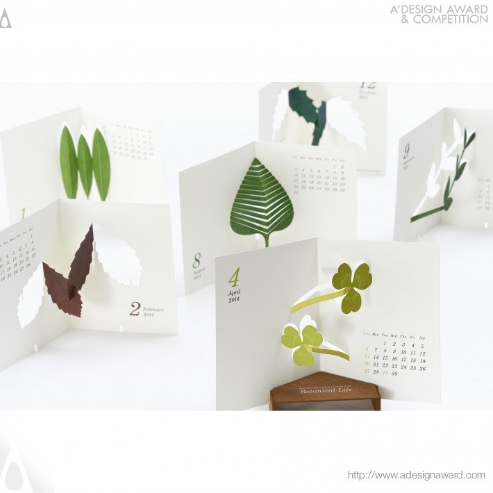 Calendar 2014 “botanical Life” by Katsumi Tamura