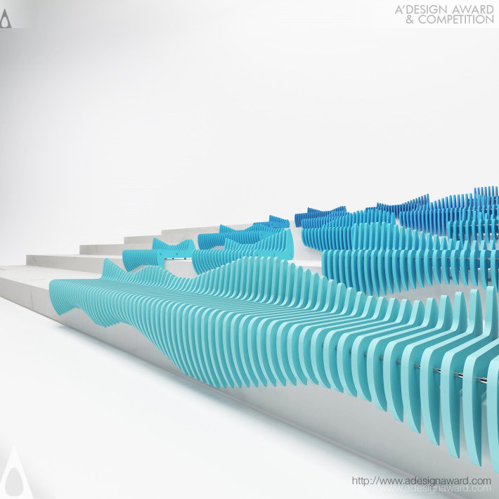 Waves Stair Seating by Ayse Teke Mingu + Tulin Atamer Karaagac