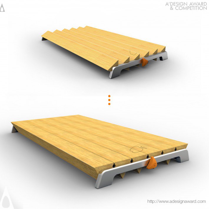 3 Faces Three Operating-Surfaces Cutting-Board by Zhao Yan