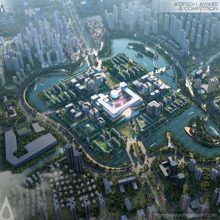 Wuhan Fun-Land Smart Science City Office and Residential by Aedas