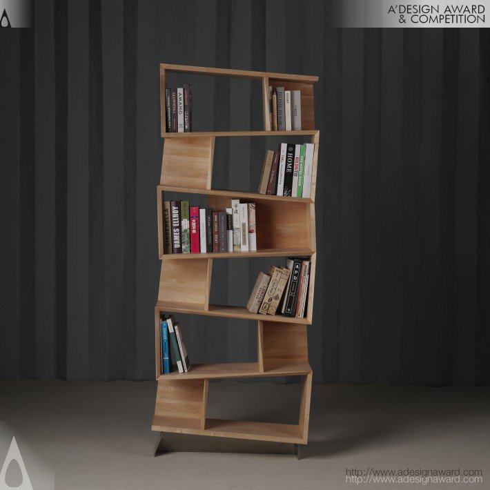 Origami Bookshelf by Huile Yi