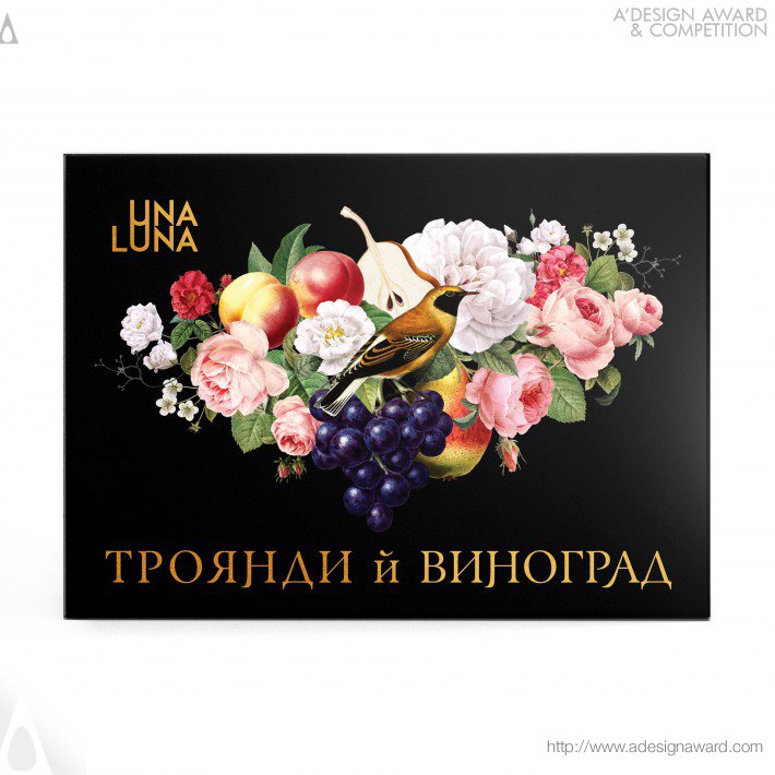 Una Luna Confectionery Packaging by Olha Takhtarova
