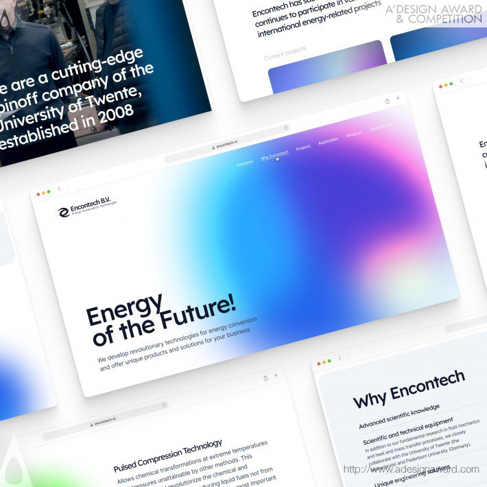 Encontech B.v Website by Dmitrii Lagunov