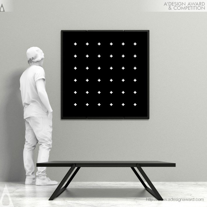 Francesco Cappuccio - Intersections Artwork and Japanese Table