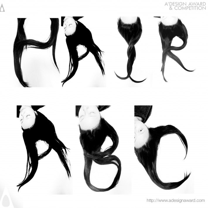 Hairtype Type, Font, Graphic, Design, Latin by Yiyuan Ding