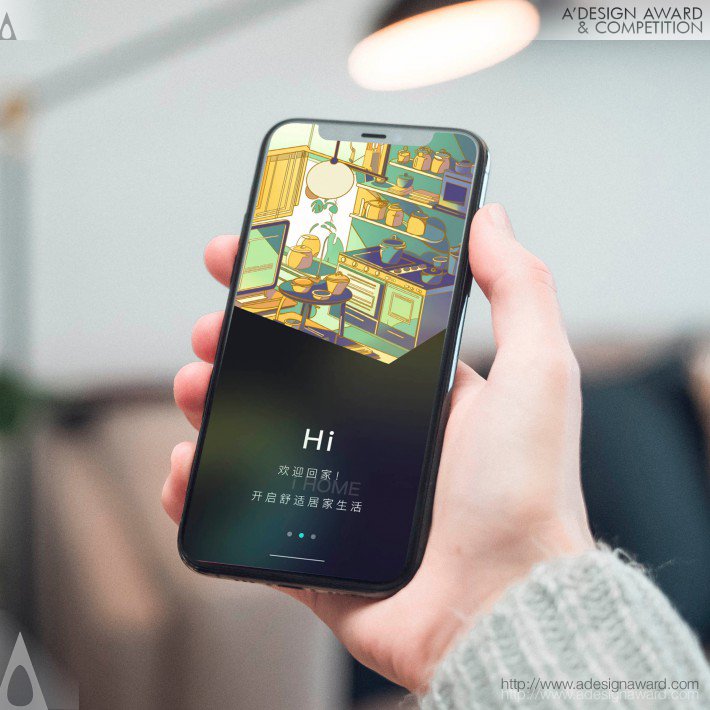 Smart Home App Interface Design by Xiaoshu Zhou