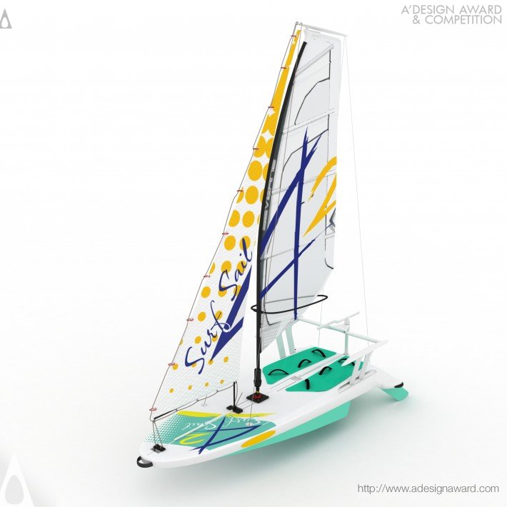 Surfsail42 Sailboard For Windsurfing and Sailing by Hakan Gürsu