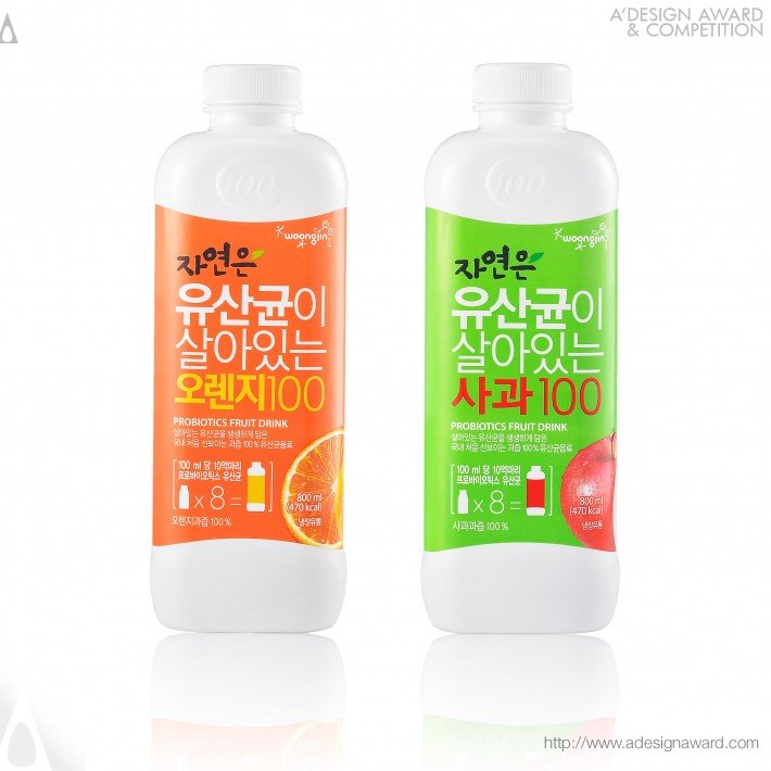 Woongjin Food Design Team - Probiotics Fruit Drink Beverage