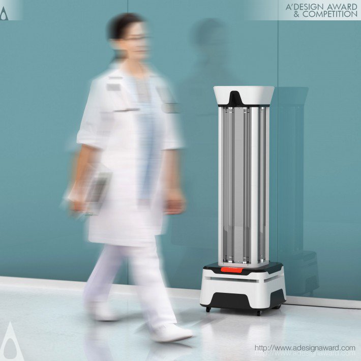 Desibot Intelligent Disinfection Robot by Desdorp