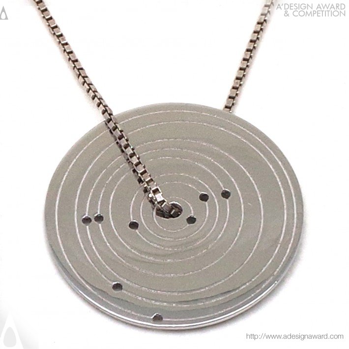 river - Spacetime Coordinates Pendant