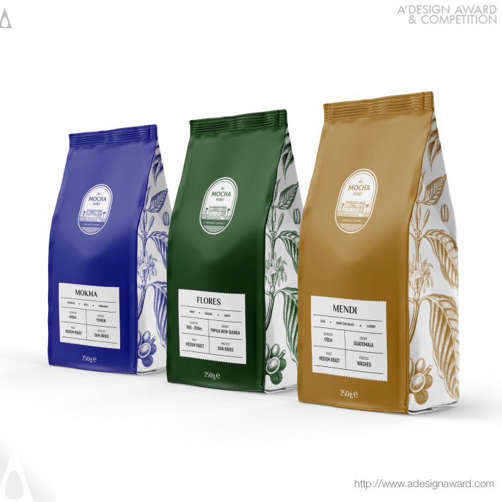 Elena Gamalova - Al Mocha Port Coffee Packaging