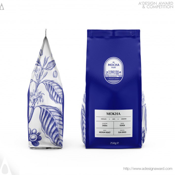 Al Mocha Port Coffee Packaging by Elena Gamalova