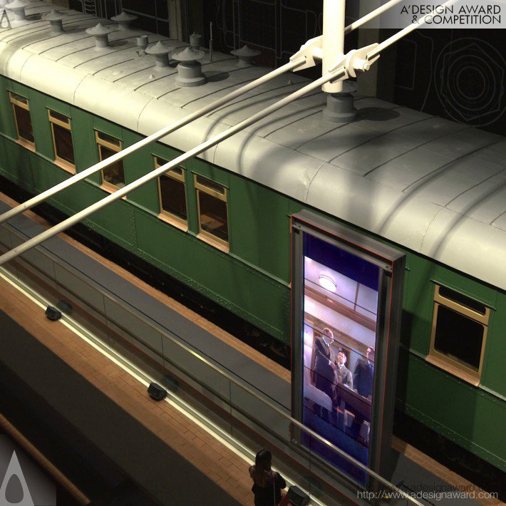 Polonceau Railway Carriage Multimedia Installation by Pitch Bureau