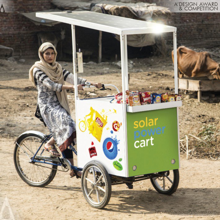 Vending Cart Solar Cooler by PepsiCo Design and Innovation