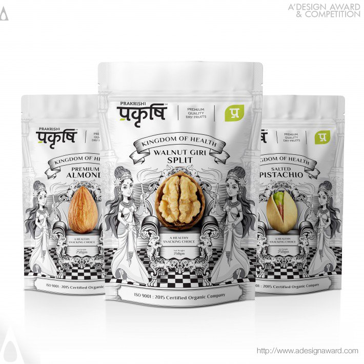 Prakrishi Dry Fruits Packaging by Vishal Vora