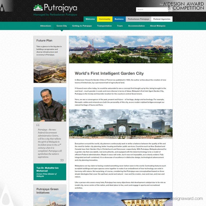 World Wide Web Domination - Perbadana Putrajaya Portal Website