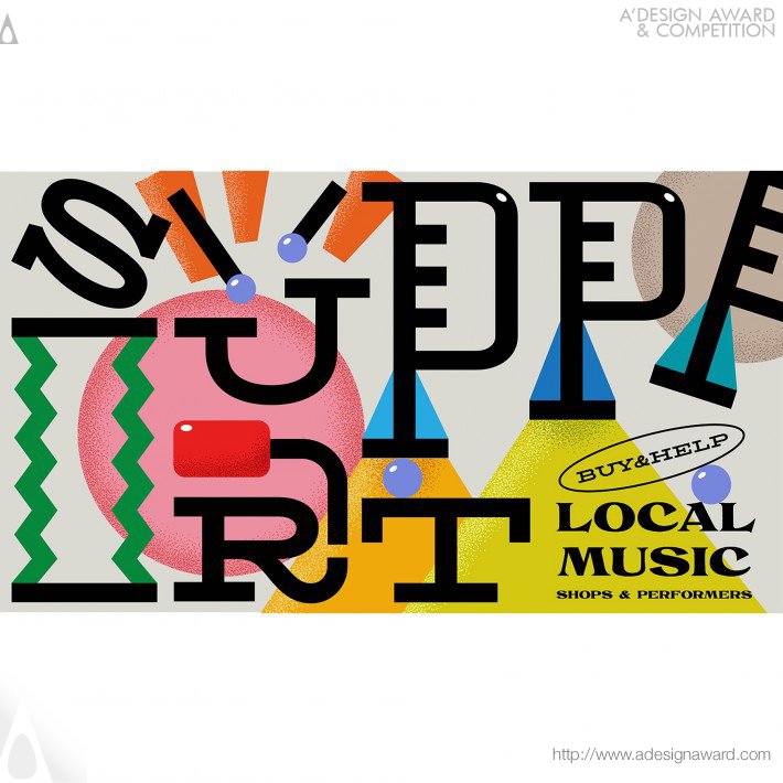 Hsiao-Wen Hu - Support Local Music Poster