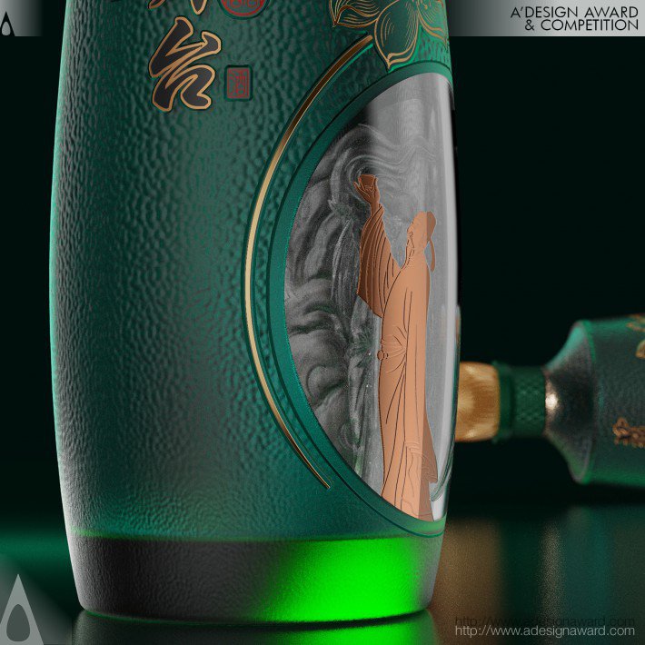 Ying Song Brand Design Co., Ltd - Lotus Moon Chinese Baijiu Packaging