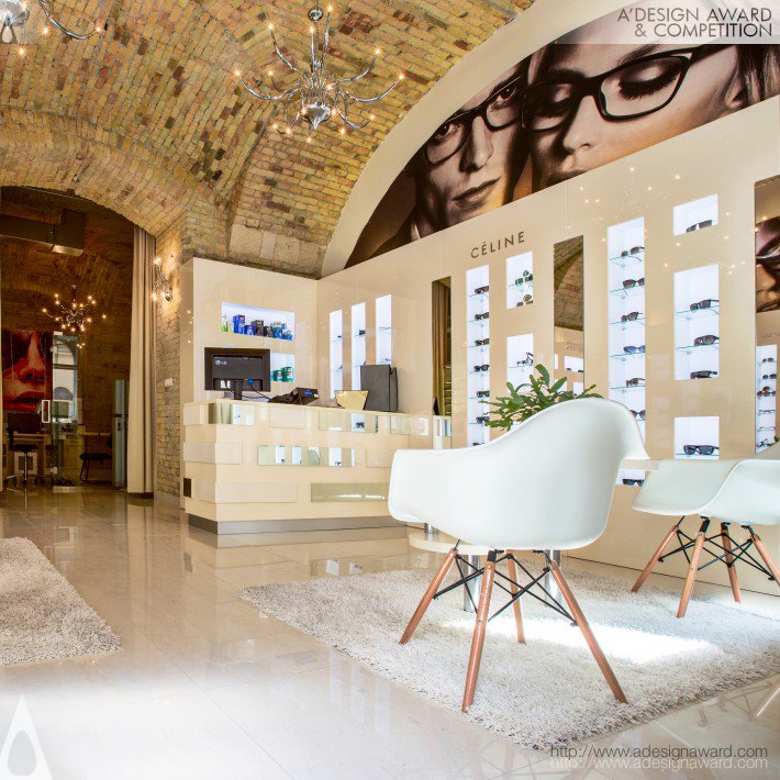 Optika Di Moda Eyewear Store by Tamas Csiszer