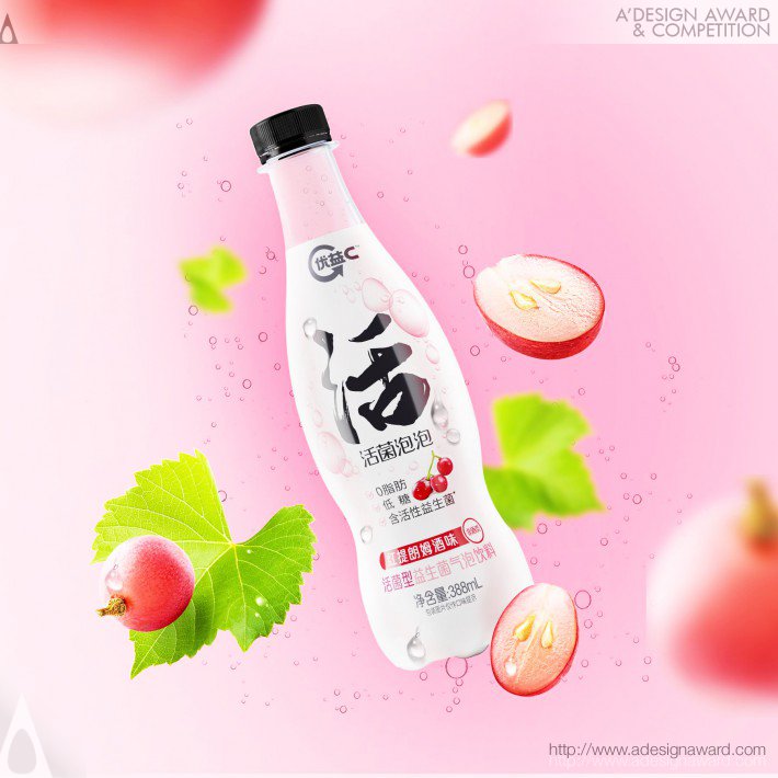 Sparkling Live Probiotics Drink by Tingting Wang