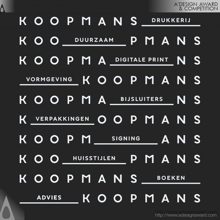 Animated Koopmans Logo System Corporate Identity by Ruud Winder