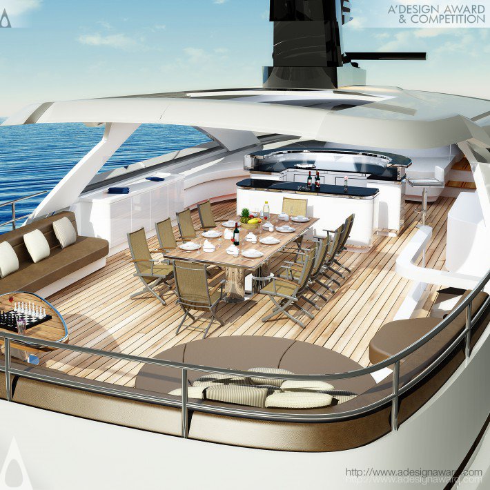 Sarp 46m Yacht Interior by Sarp Yachts