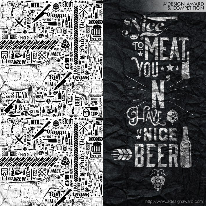 Mateus Matos Montenegro - Meat N Beer Brand Design