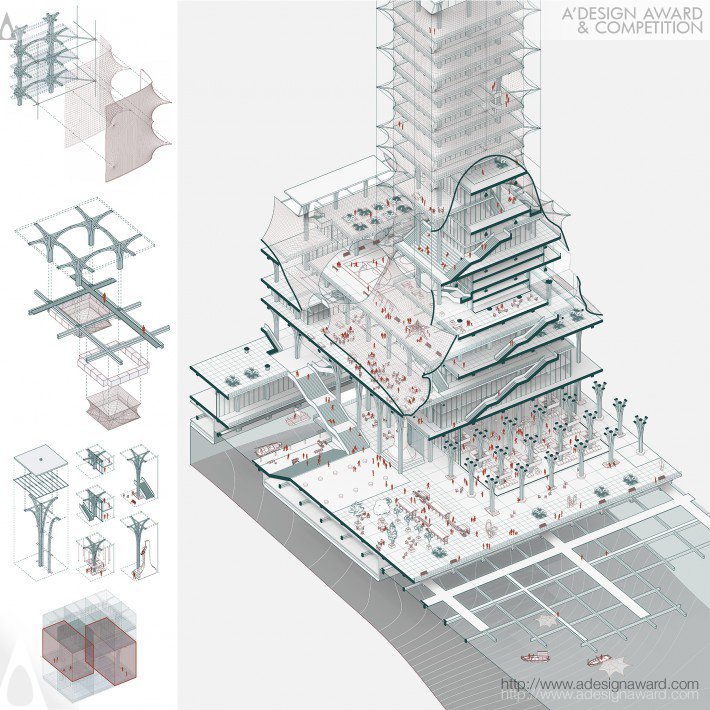 Vertical Fishery Eco Village by Renyi Zhang