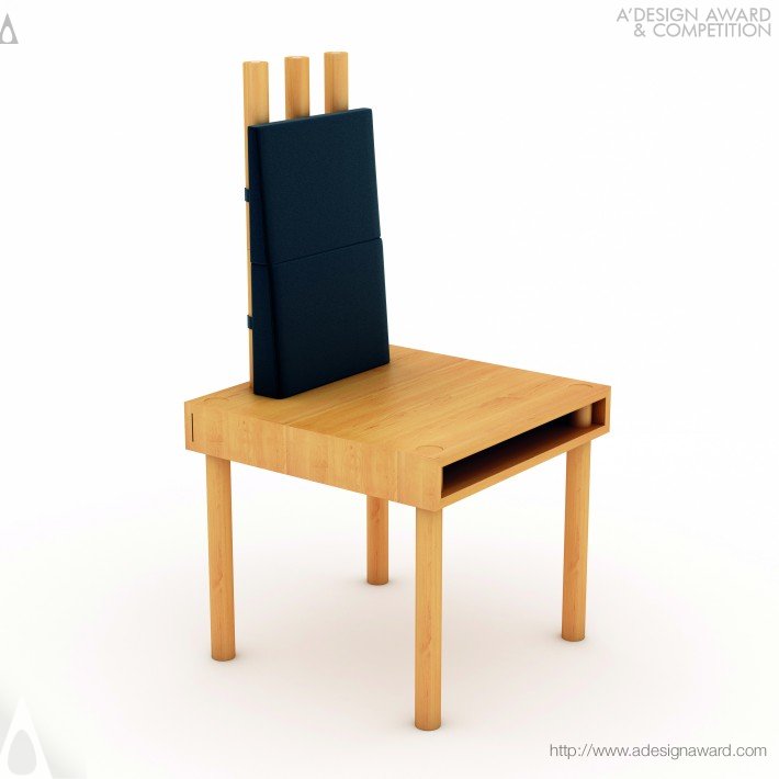 Screw Chair Multifunctional Furniture by Arash Shojaei