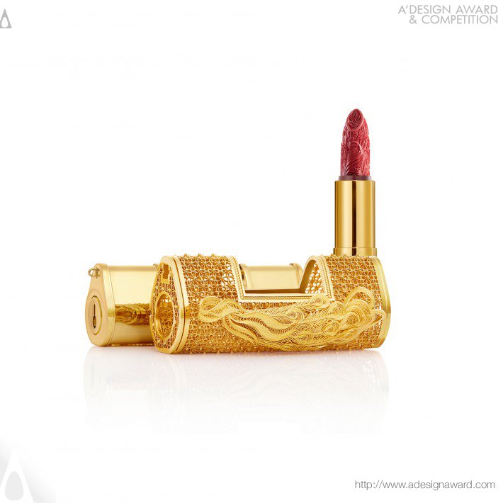 Juanjuan Hu - Florasis Gold Love Lock Lipstick