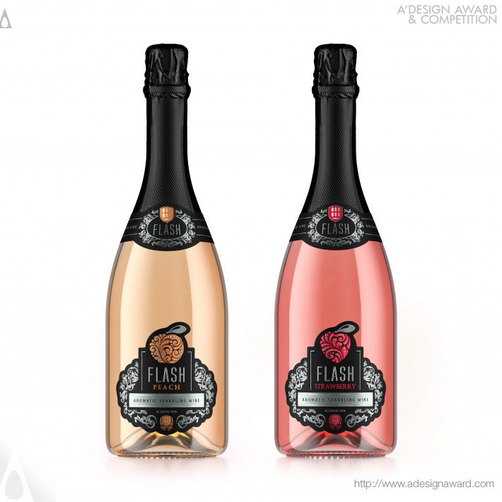 Flash Sparkling Wines Label by Valerii Sumilov