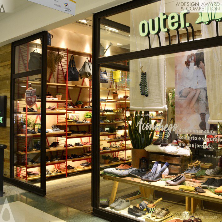 Outer. Shoes Shoe Store by Kube Arquitetura