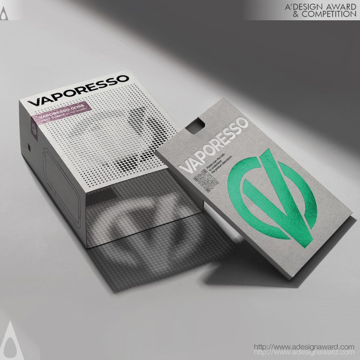 Vaporesso Coss Vaping Device Packaging by Shenzhen Smoore Technology Co.,Ltd