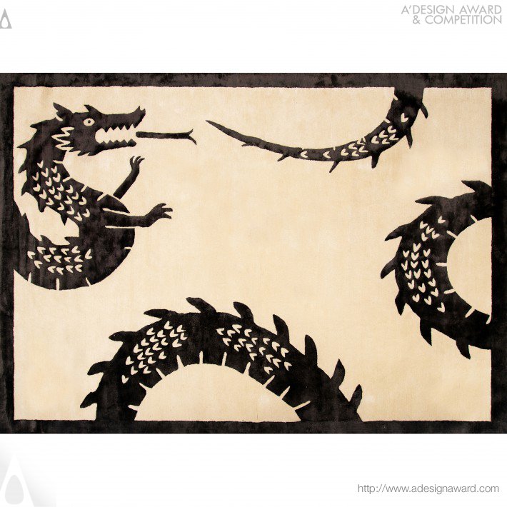 Eternal Dragon Carpet as Art by Assel Baimakhan