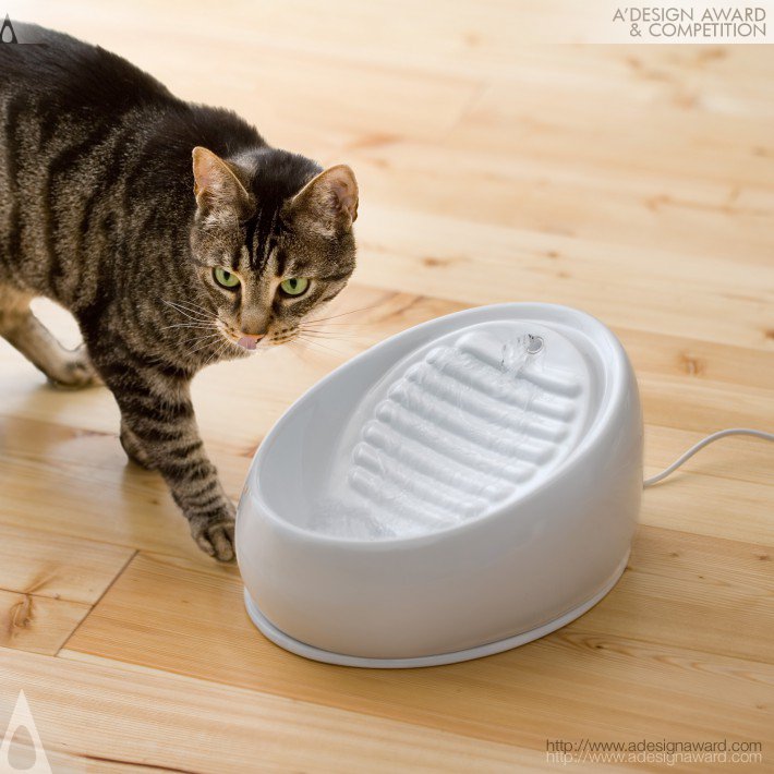 Cat Drinking Fountain by Lucky-Kitty Cat Drinking Fountain
