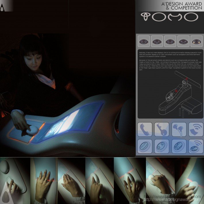 Tomo Branding &amp; Interface Design Interface System For Future Car by Eunice Young Tak