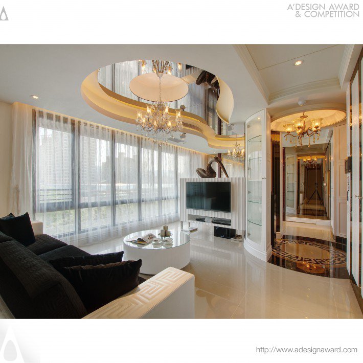 Modern Luxury Living Residence by Kenny Wu