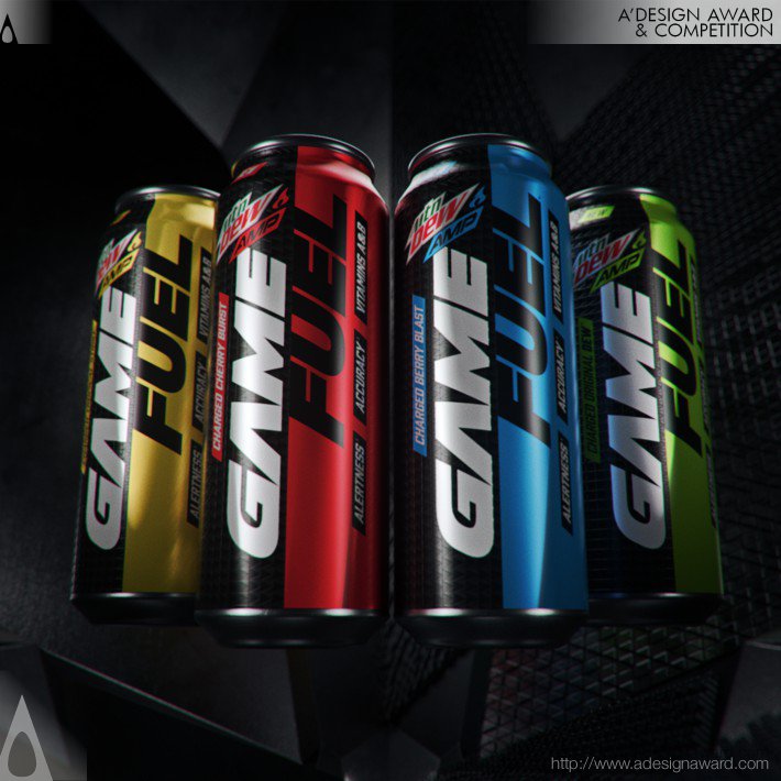 Mtn Dew Amp Game Fuel Launch Packaging by PepsiCo Design and Innovation