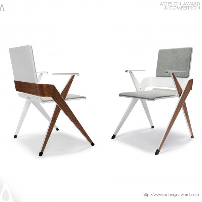 Crisscross Folding Chair by Cameron Smith